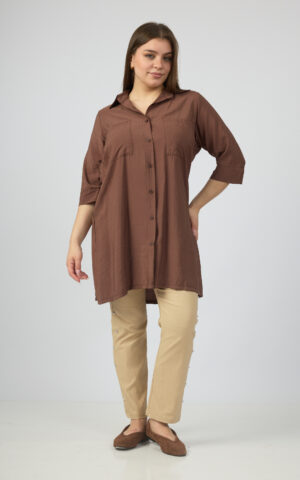 Camisola emilia manga 3/4 con bolsillos