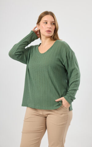 Sweater trenzada liviana