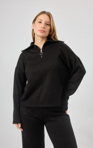 Buzo doble angora c/cierre