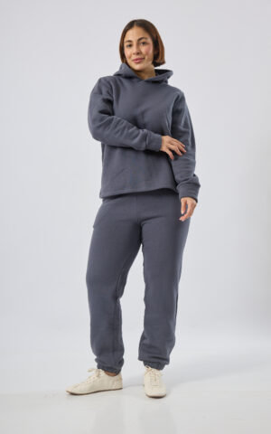 Pantalón con puño de algodón con friza