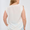 Blusa fibrana c/alas broderie - Tres Angeles mayorista