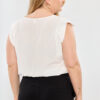 Blusa fibrana c/alas broderie - Tres Angeles mayorista