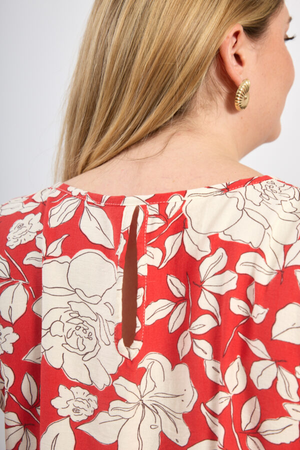 Vestido manga japonesa Derby estampado - Tres Angeles mayorista