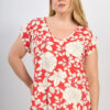 Vestido manga japonesa Derby estampado - Tres Angeles mayorista