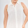Vestido camisero liso s/manga - Tres Angeles mayorista