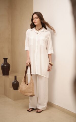 Camisola emilia manga 3/4 con bolsillos