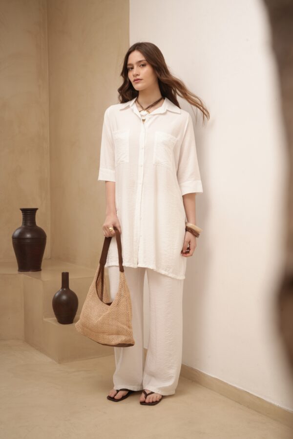 Camisola emilia manga 3/4 con bolsillos - Tres Angeles mayorista