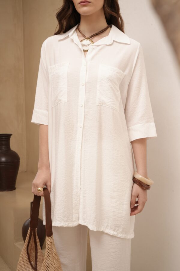 Camisola emilia manga 3/4 con bolsillos - Tres Angeles mayorista