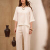 Pantalón Emilia lisa con pinzas espalda - Tres Angeles mayorista