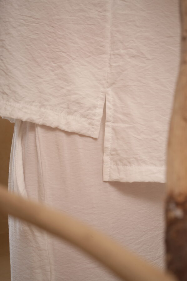 Blusa manga 3/4 c/tajos Emilia lisa - Tres Angeles mayorista