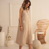 Vestido camisero s/mangas Cey rayado - Tres Angeles mayorista