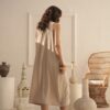 Vestido camisero s/mangas Cey rayado - Tres Angeles mayorista