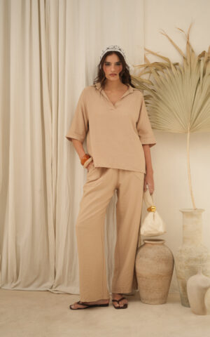 Pantalón derby con bolsillos cuadrados