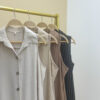 Vestido camisero s/mangas Cey rayado - Tres Angeles mayorista