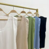 Blusa fibrana c/alas broderie - Tres Angeles mayorista