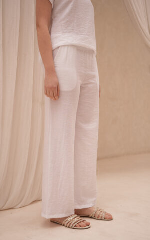 Pantalón clásico de linen soft
