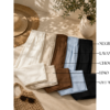 Pantalón de lino con cierre y botón tapa bolsillo - Tres Angeles mayorista