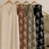 Musculosa larga de bambula combinada bordada - Tres Angeles mayorista