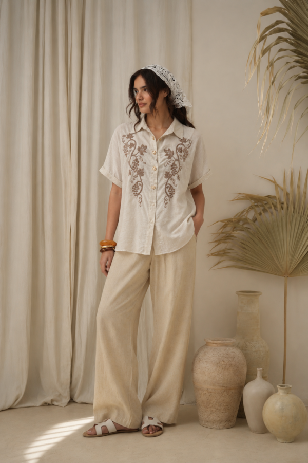 Camisa manga murcielago con botones dorados - Tres Angeles mayorista