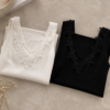 Musculosa de morley V con puntillas - Tres Angeles mayorista