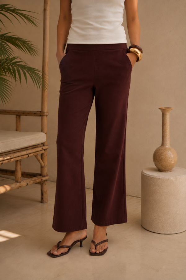 Pantalón recto de bengalina - Tres Angeles mayorista