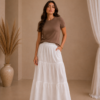 Pollera con frunces - Tres Angeles mayorista