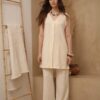 Musculosa larga de bambula combinada bordada - Tres Angeles mayorista