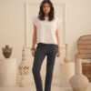 Blusa de broderie forrada con manga volado - Tres Angeles mayorista