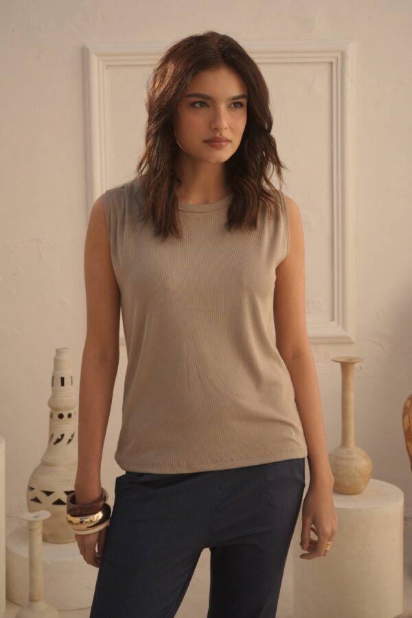 Remera de morley con tabla en los hombros - Tres Angeles mayorista