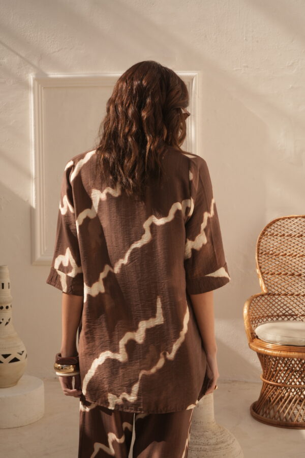 Blusa cuello mao tajos delanteros - Tres Angeles mayorista