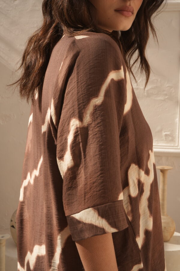 Blusa cuello mao tajos delanteros - Tres Angeles mayorista