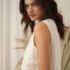 Musculosa broderie lentejuelas - Tres Angeles mayorista