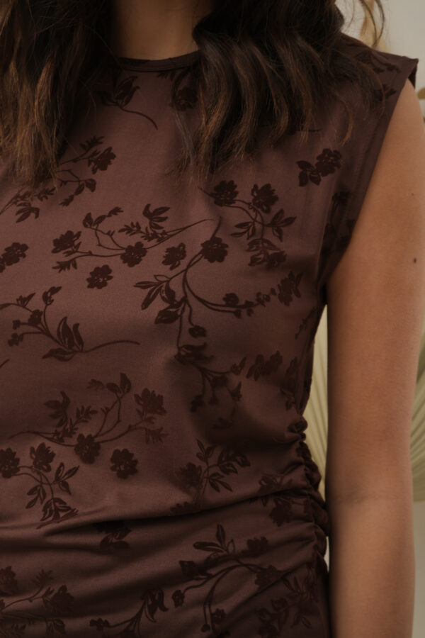 Musculosa m/ japonesa c/ diseño y elástico costados - Tres Angeles mayorista