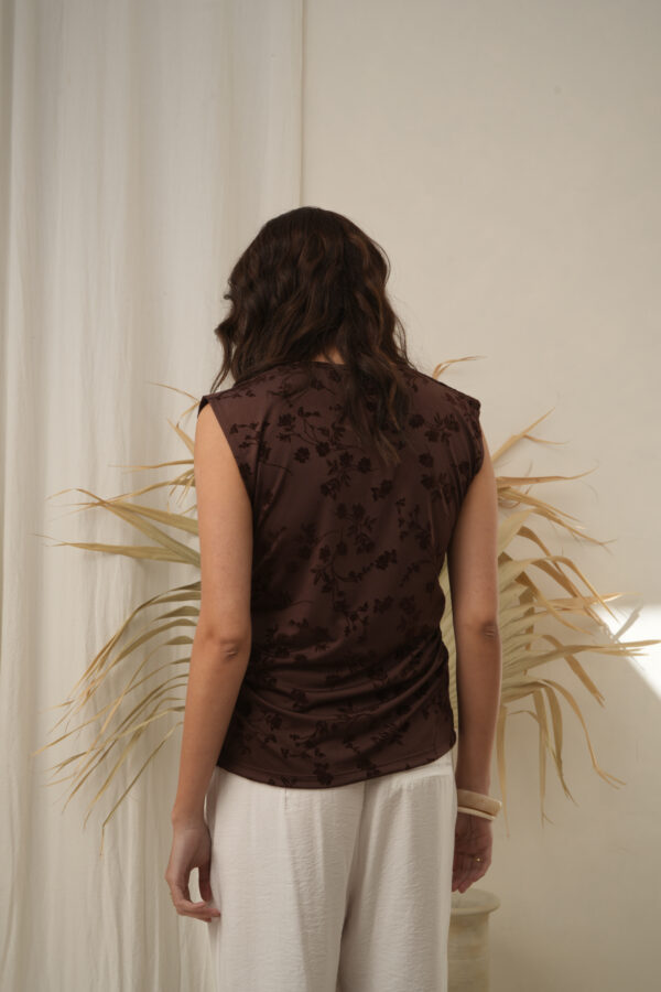 Musculosa m/ japonesa c/ diseño y elástico costados - Tres Angeles mayorista