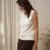 Musculosa de morley con botones - Tres Angeles mayorista