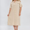 Vestido camisero Derby con charreteras - Tres Angeles mayorista