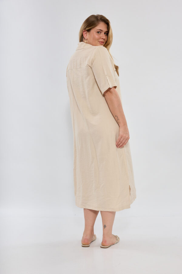 Vestido camisero Derby con charreteras - Tres Angeles mayorista