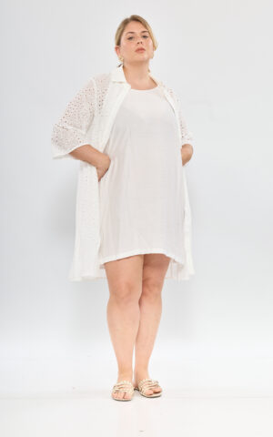 Vestido sin mangas Emilia lisa