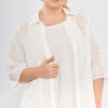 Vestido camisero broderie - Tres Angeles mayorista