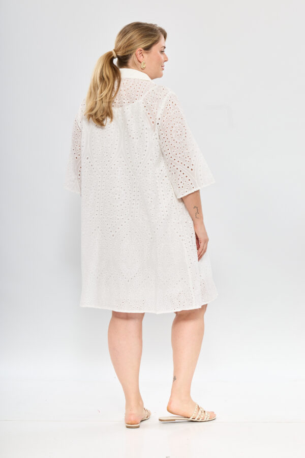 Vestido camisero broderie - Tres Angeles mayorista