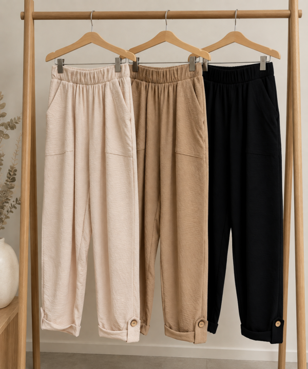 Pantalón de Ceylan con charreteras - Tres Angeles mayorista