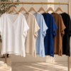 Blusa manga murcielago con tajos derby liso - Tres Angeles mayorista