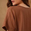 Blusa manga murcielago con tajos derby liso - Tres Angeles mayorista