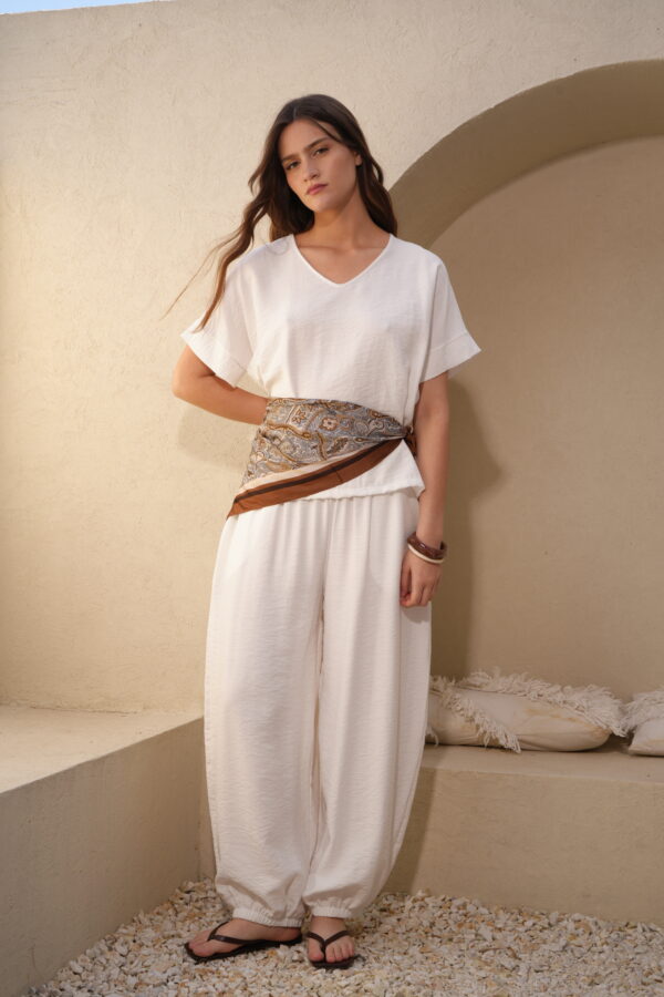 Blusa manga murcielago con tajos derby liso - Tres Angeles mayorista