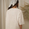 Blusa manga 3/4 con puntilla delantero - Tres Angeles mayorista