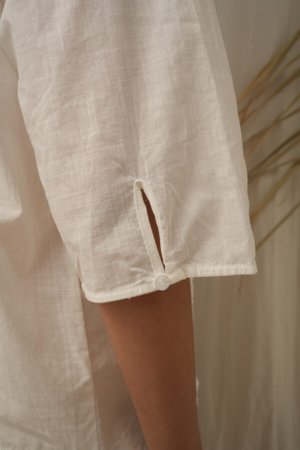 Blusa manga 3/4 con puntilla delantero - Tres Angeles mayorista