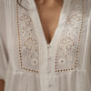 Blusa bordada manga 3/4 - Tres Angeles mayorista