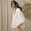 Blusa bordada manga 3/4 - Tres Angeles mayorista