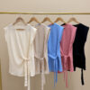 Blusa cey liso con moño costado - Tres Angeles mayorista